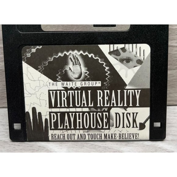 Virtual Reality Playhouse Disk Floppy Disk The Waite Group IBM PC 1992 Vintage - Picture 2 of 3